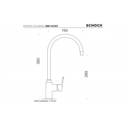 Bateria Schock SIMI 505000 chrom